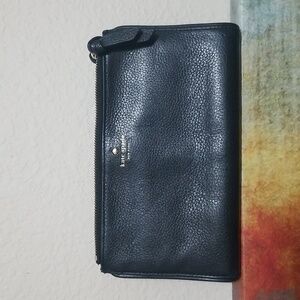 Kate spade black leather wallet